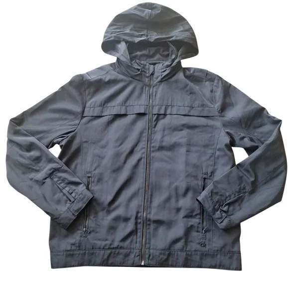 Calvin Klein Men's Black Hooded Lightweight Jacket L - Picture 2 of 13